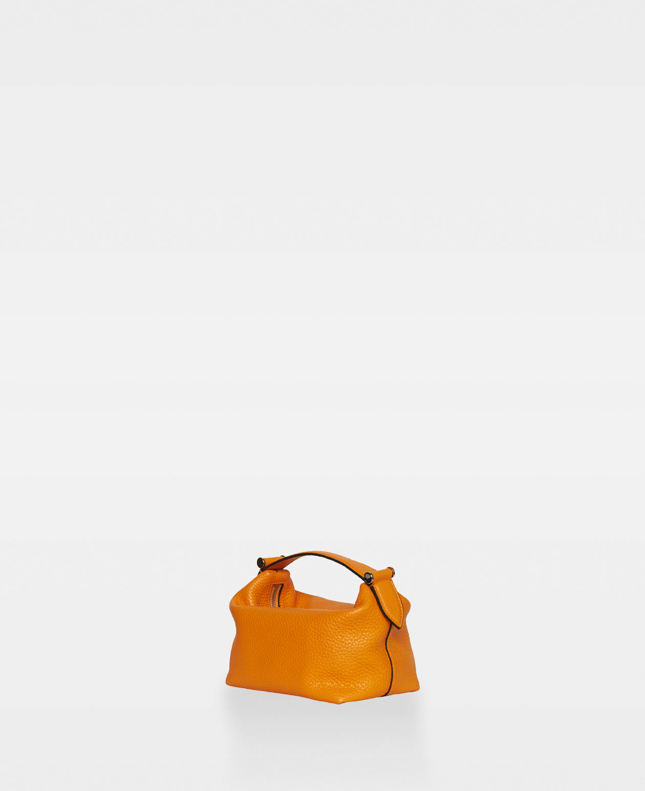 Orange discount box purse